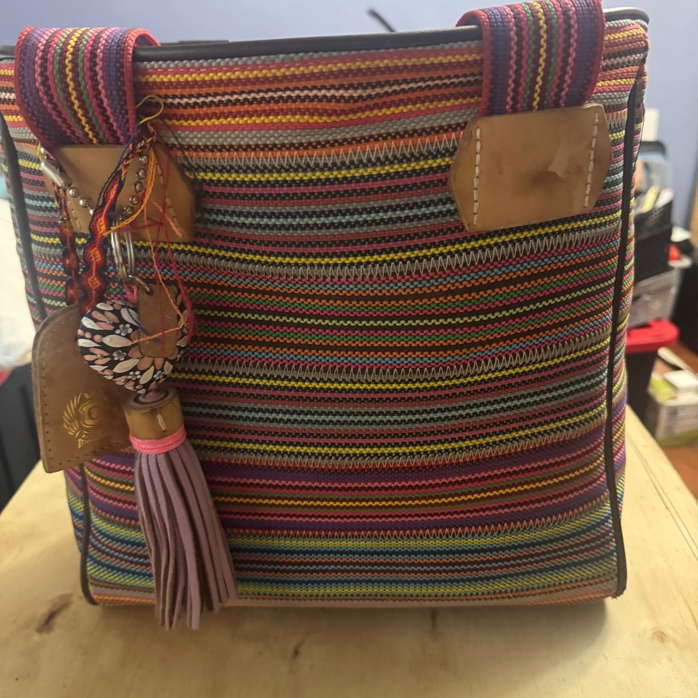 Consuela Multicolor Striped Tote
